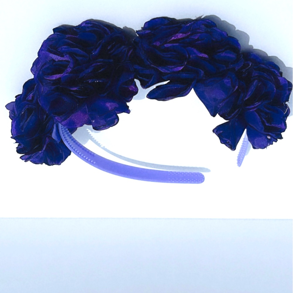 HeadBand for girl dark purple - Picture 1 of 3